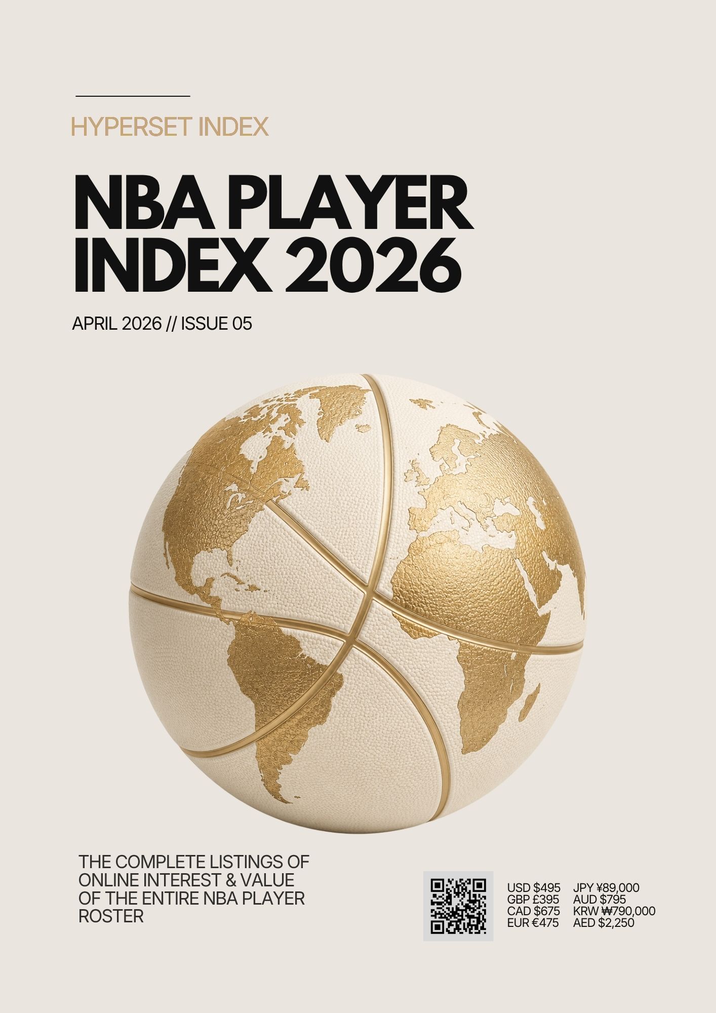 NBA Player Index front cover