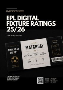 Exec Print Version US Digital Fan Engagment Index, 2026 (8) EPL Digital Fixture Ratings Cover for Hyperset Index